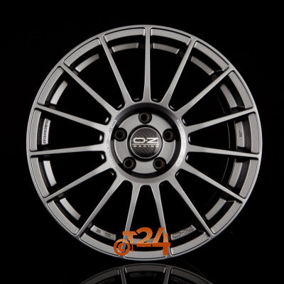 OZ Velgen - SUPERTURISMO LM Matt Graphite + Silver Lettering - 18 inch