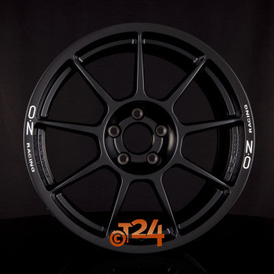 OZ Velgen - CHALLENGE HLT Matt Black + White Lettering - 18 inch