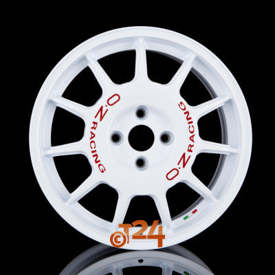 OZ Velgen - LEGGENDA Race White + Red Lettering - 17 inch