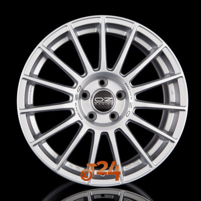OZ Velgen - SUPERTURISMO LM Matt Race Silver + Black Lettering - 17 inch