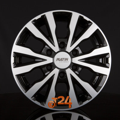PLATIN Velgen - P 86 Black Polished - 17 inch