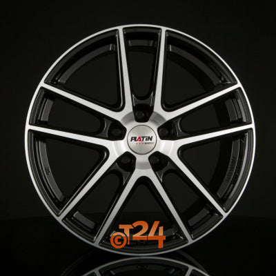 PLATIN Velgen - P 73 Diamant Schwarz Frontpoliert - 17 inch