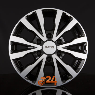 PLATIN Velgen - P 86 Black Polished - 16 inch