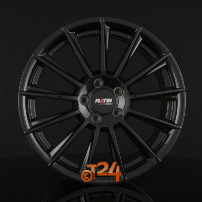 PLATIN Velgen - P 74 Black Shiny - 17 inch