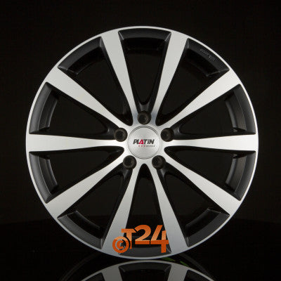 PLATIN Velgen - P 66 Schwarz Matt Poliert - 19 inch