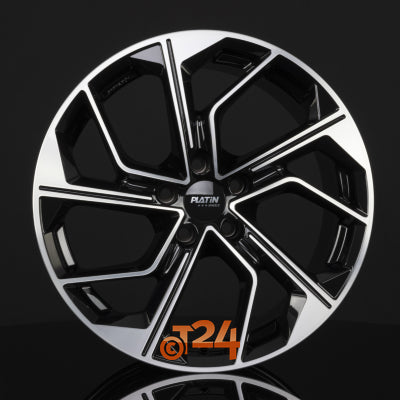 PLATIN Velgen - P 116 Black Polished - 20 inch
