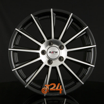 PLATIN Velgen - P 74 Black Polished - 18 inch