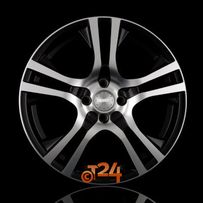 PLATIN Velgen - P 53 Schwarz Poliert - 15 inch