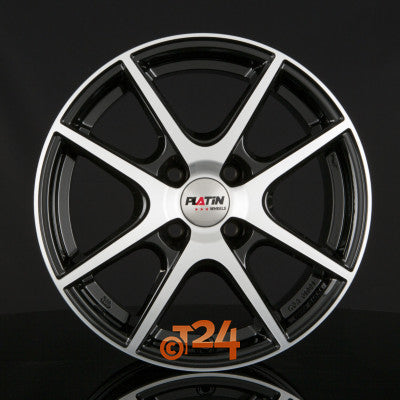 PLATIN Velgen - P 73 Diamant Schwarz Frontpoliert - 14 inch