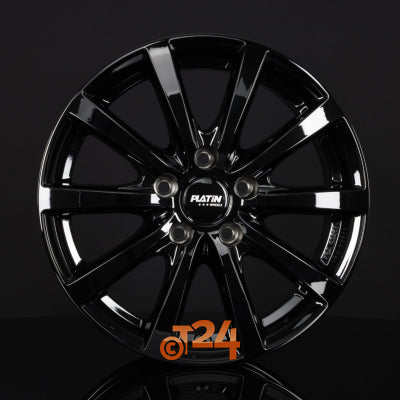 PLATIN Velgen - P 69 Black Shiny - 17 inch