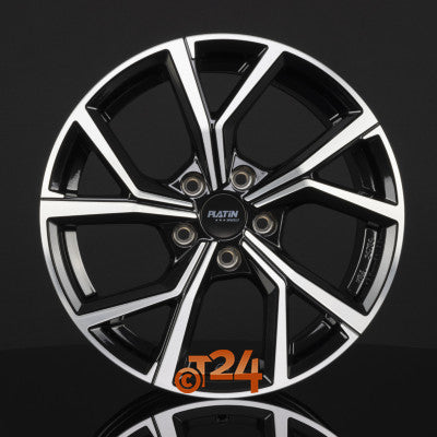 PLATIN Velgen - P 115 Black Polished - 16 inch