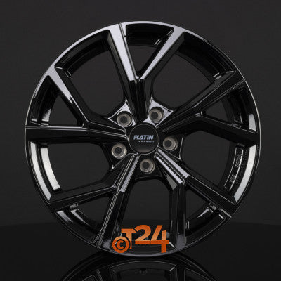 PLATIN Velgen - P 115 Black Shiny - 16 inch