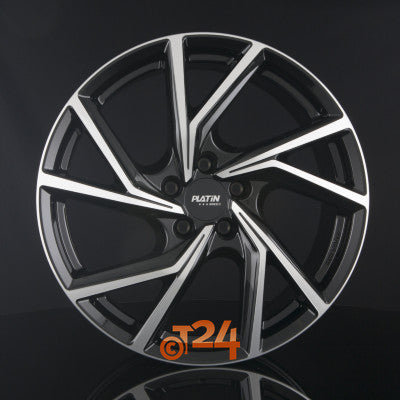 PLATIN Velgen - P 107 Diamant Schwarz Frontpoliert - 19 inch
