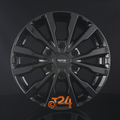 PLATIN Velgen - P 86 Black Glossy - 17 inch