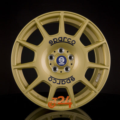 SPARCO Velgen - TERRA Race Gold + Blue Lettering - 17 inch