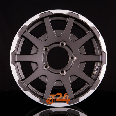 SPARCO Velgen - DAKAR JIMNY Matt Dark Grey Lip Polish - 16 inch