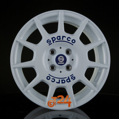 SPARCO Velgen - TERRA White + Blue Lettering - 16 inch