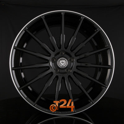 artFORM Velgen - AF-401 Black Rim Polished - 22 inch