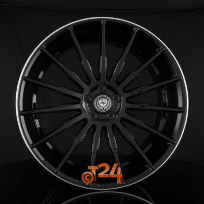 artFORM Velgen - AF-401 Black Rim Polished - 22 inch