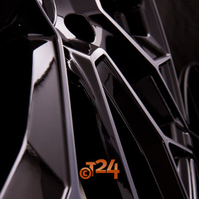 AEZ Velgen - LEIPZIG DARK - Schwarz Glanzend Frontpoliert - 21 inch