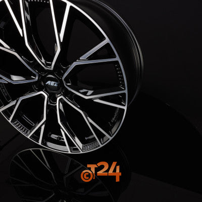 AEZ Velgen - TORONTO DARK - Schwarz Glanzend Frontpoliert - 21 inch