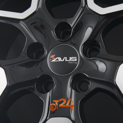 AVUS Racing Velgen - AC-519 Black Polished - 18 inch