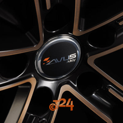 AVUS Racing Velgen - AC-522 Black Copper Polished - 18 inch