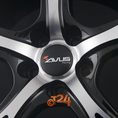 AVUS Racing Velgen - AC-520 Black Polished - 17 inch