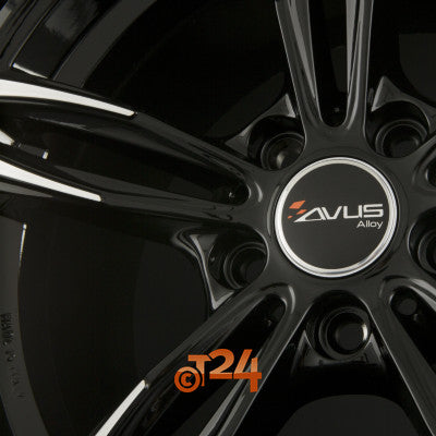 AVUS Racing Velgen - AC-MB3 Black Polished - 17 inch