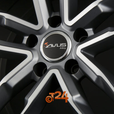 AVUS Racing Velgen - AF16 Matt Anthracite Polished - 20 inch