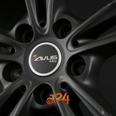 AVUS Racing Velgen - AF15 Matt Black - 17 inch