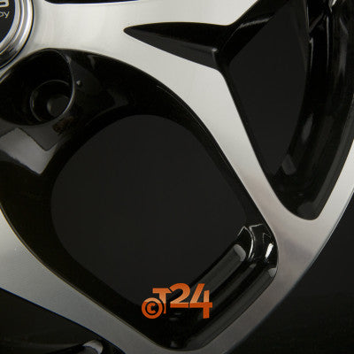 AVUS Racing Velgen - AC-MB2 Black Polished - 18 inch