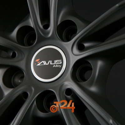 AVUS Racing Velgen - AF15 Matt Black - 19 inch