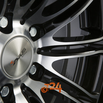 AVUS Racing Velgen - AC-MB1 Black Polished - 17 inch