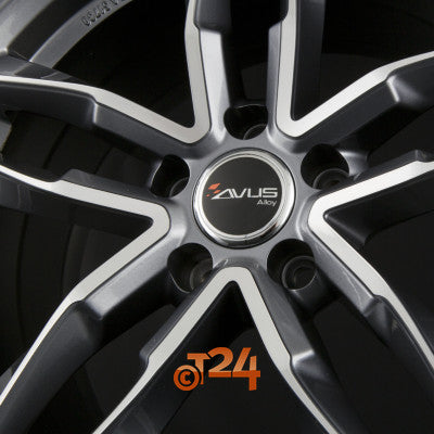 AVUS Racing Velgen - AF16 Anthracite Polished - 21 inch