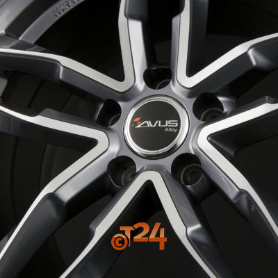 AVUS Racing Velgen - AF16 Anthracite Polished - 21 inch