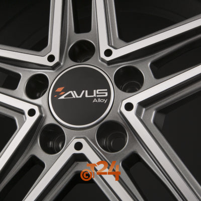 AVUS Racing Velgen - AC-515 Anthracite Polished - 19 inch