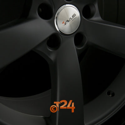AVUS Racing Velgen - AF10 Matt Black - 21 inch