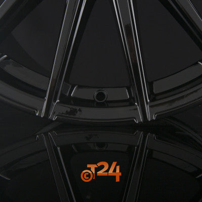 AVUS Racing Velgen - AC-M09 Black Cap Rosso - 18 inch