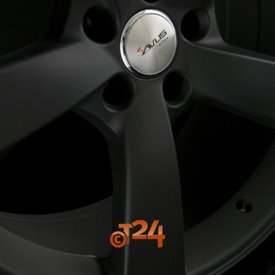 AVUS Racing Velgen - AF10 Matt Black - 20 inch