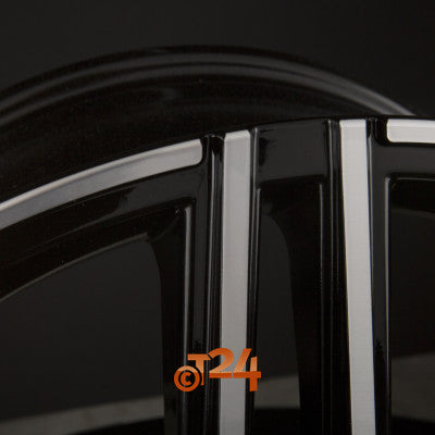 AVUS Racing Velgen - AC-515 Black Polished - 17 inch