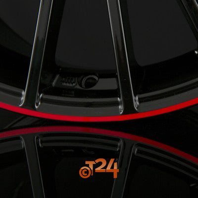 AVUS Racing Velgen - AC-M03 Black Red Line - 19 inch