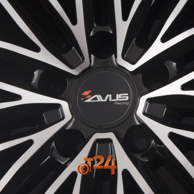 AVUS Racing Velgen - AC-M08 Black Polished - 20 inch