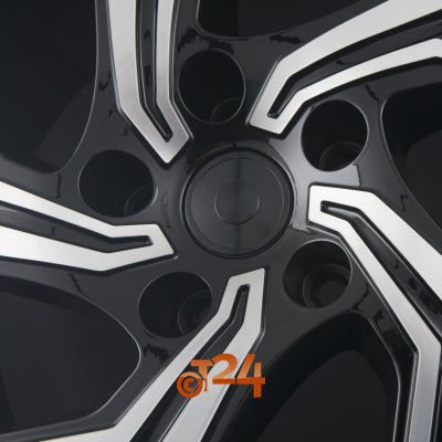 AVUS Racing Velgen - AC-521 Black Polished - 19 inch
