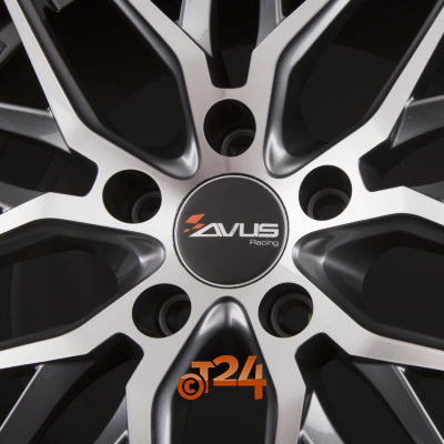 AVUS Racing Velgen - AF19 Anthracite Polished - 19 inch
