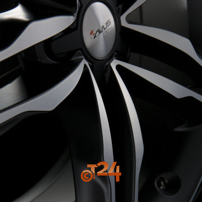 AVUS Racing Velgen - AF6 Matt Black Polished - 19 inch
