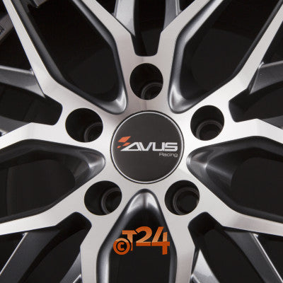 AVUS Racing Velgen - AF19 Anthracite Polished - 18 inch
