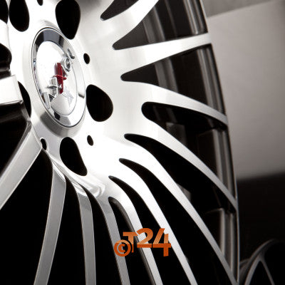 AXXION Velgen - AX5 EXCESS Daytonagrau Hochglanz Poliert  - 18 inch