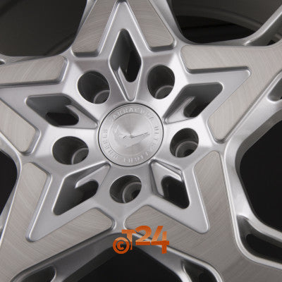 BARRACUDA Velgen - PROJECT X Silver Brushed Surface - 22 inch