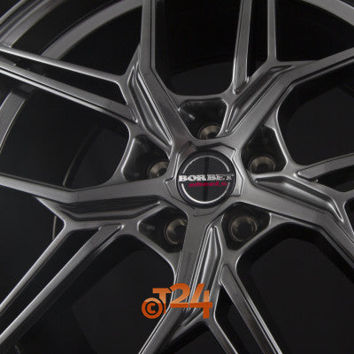 BORBET Velgen - QX Hyper Black Silver - 20 inch